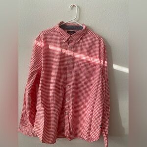 Nautical shirt for men’s size XXL color red and white